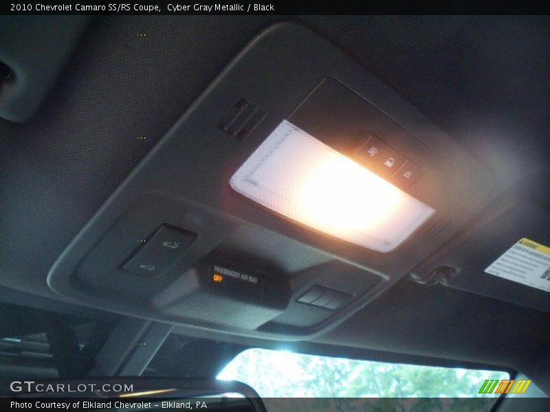 Cyber Gray Metallic / Black 2010 Chevrolet Camaro SS/RS Coupe