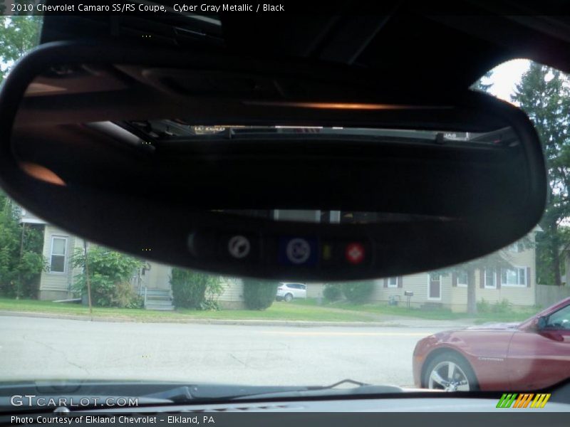 Cyber Gray Metallic / Black 2010 Chevrolet Camaro SS/RS Coupe