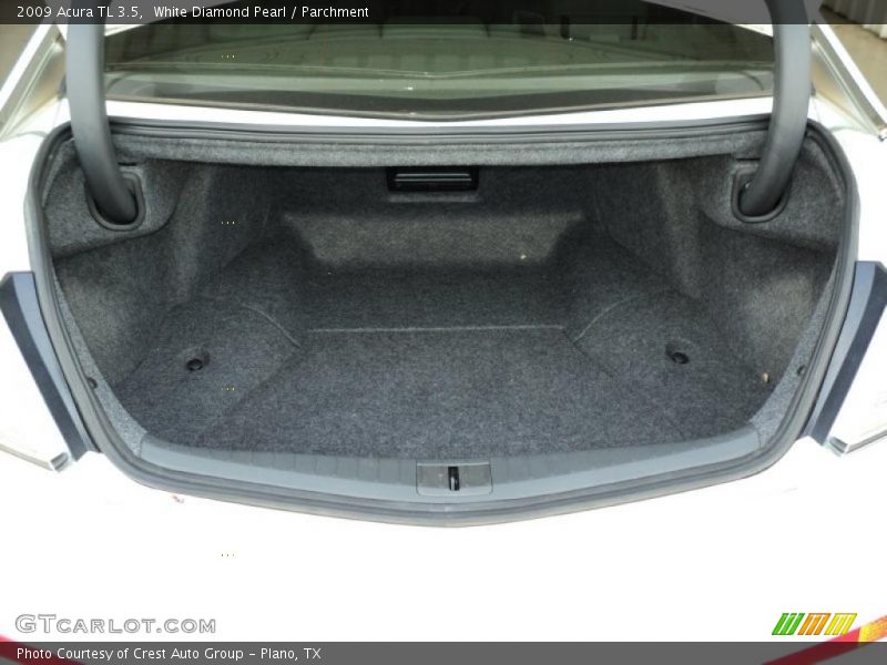 White Diamond Pearl / Parchment 2009 Acura TL 3.5