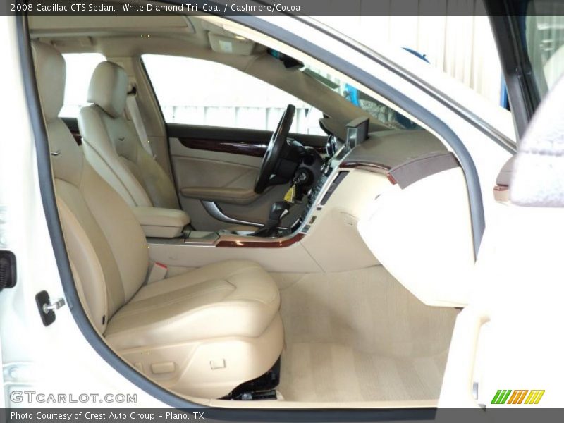 White Diamond Tri-Coat / Cashmere/Cocoa 2008 Cadillac CTS Sedan