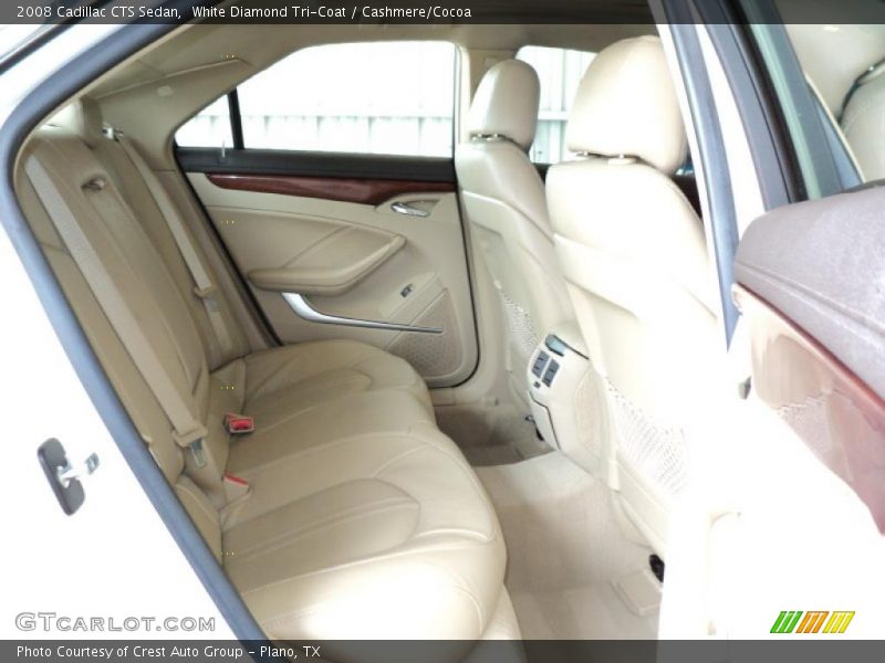 White Diamond Tri-Coat / Cashmere/Cocoa 2008 Cadillac CTS Sedan
