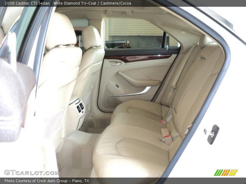 White Diamond Tri-Coat / Cashmere/Cocoa 2008 Cadillac CTS Sedan