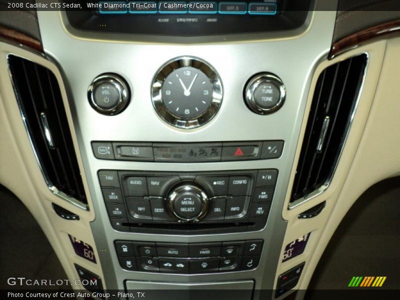 White Diamond Tri-Coat / Cashmere/Cocoa 2008 Cadillac CTS Sedan