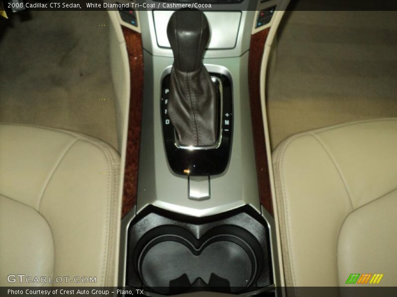 White Diamond Tri-Coat / Cashmere/Cocoa 2008 Cadillac CTS Sedan