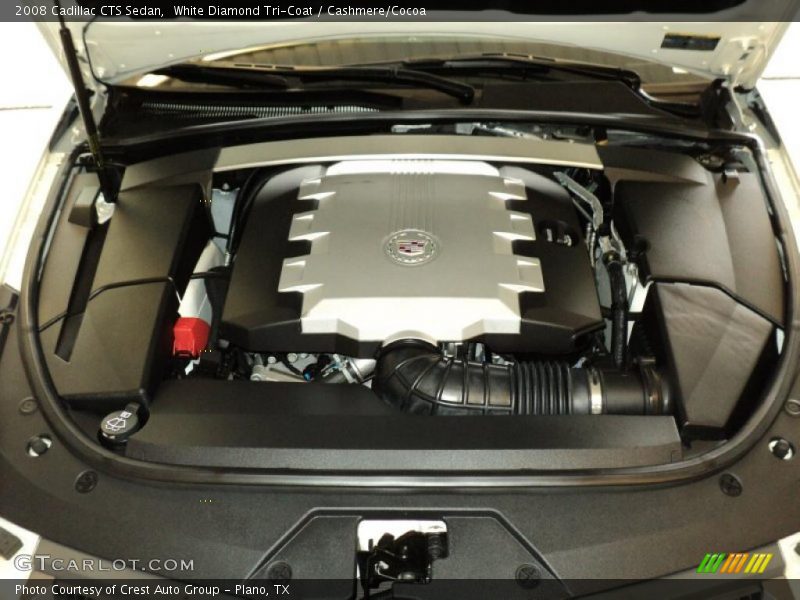 White Diamond Tri-Coat / Cashmere/Cocoa 2008 Cadillac CTS Sedan