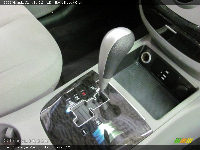 Ebony Black / Gray 2009 Hyundai Santa Fe GLS 4WD