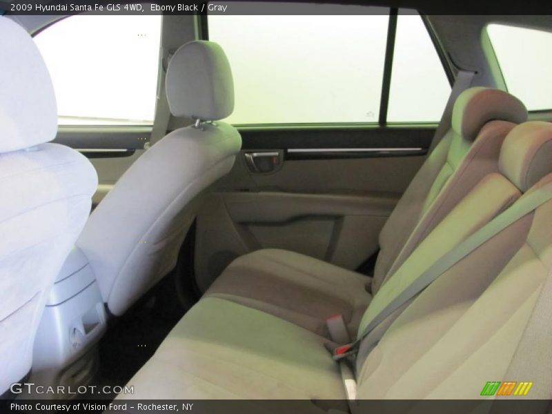 Ebony Black / Gray 2009 Hyundai Santa Fe GLS 4WD