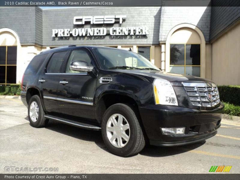 Black Raven / Cashmere/Cocoa 2010 Cadillac Escalade AWD