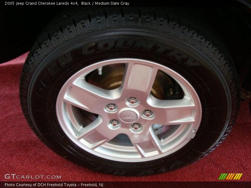 Black / Medium Slate Gray 2005 Jeep Grand Cherokee Laredo 4x4