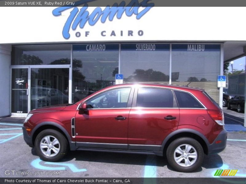 Ruby Red / Gray 2009 Saturn VUE XE