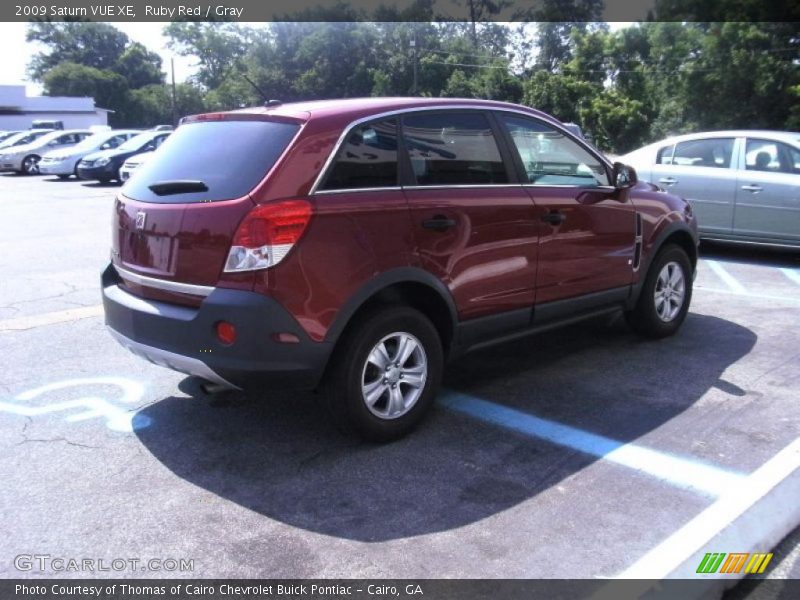 Ruby Red / Gray 2009 Saturn VUE XE