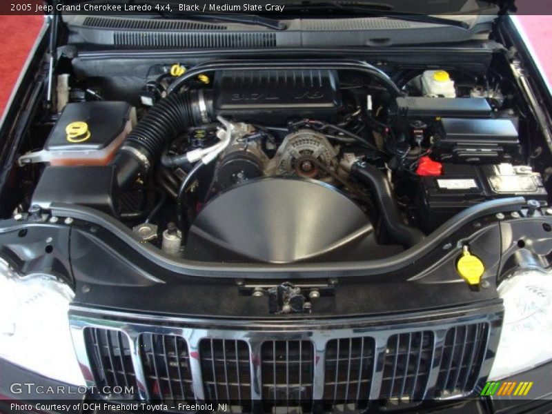 Black / Medium Slate Gray 2005 Jeep Grand Cherokee Laredo 4x4