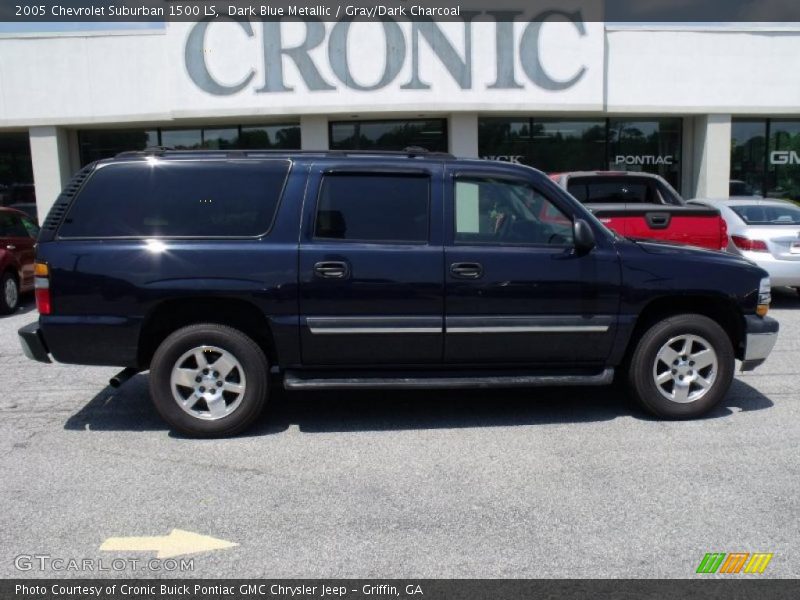Dark Blue Metallic / Gray/Dark Charcoal 2005 Chevrolet Suburban 1500 LS