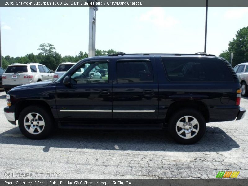 Dark Blue Metallic / Gray/Dark Charcoal 2005 Chevrolet Suburban 1500 LS
