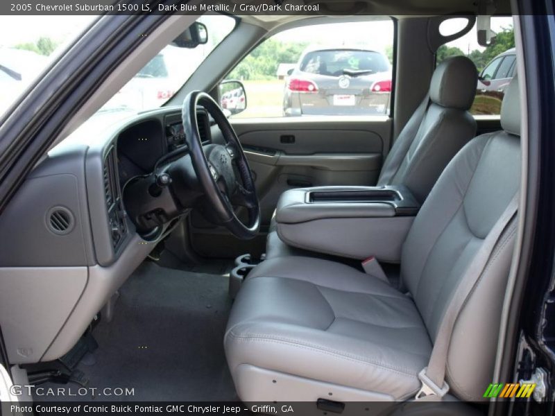 Dark Blue Metallic / Gray/Dark Charcoal 2005 Chevrolet Suburban 1500 LS