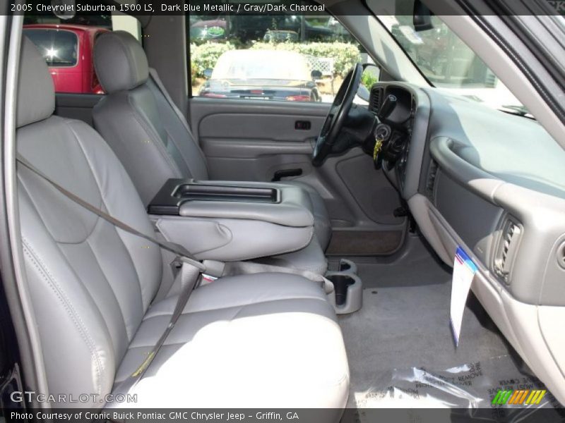 Dark Blue Metallic / Gray/Dark Charcoal 2005 Chevrolet Suburban 1500 LS