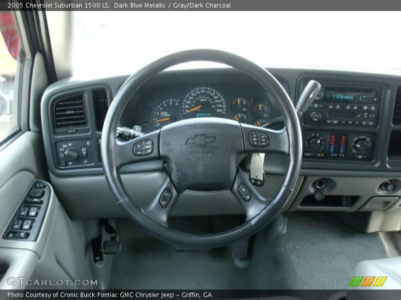 Dark Blue Metallic / Gray/Dark Charcoal 2005 Chevrolet Suburban 1500 LS