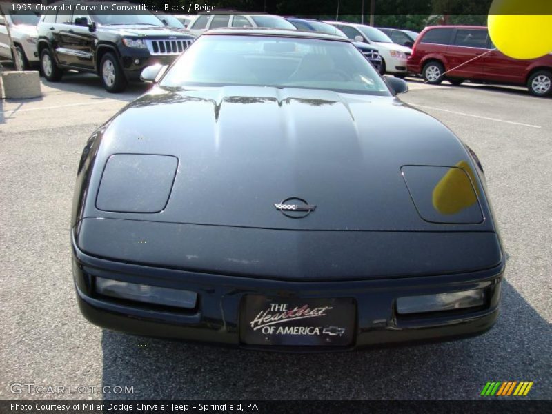 Black / Beige 1995 Chevrolet Corvette Convertible