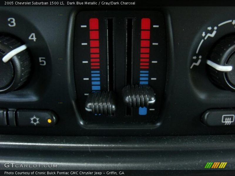 Dark Blue Metallic / Gray/Dark Charcoal 2005 Chevrolet Suburban 1500 LS