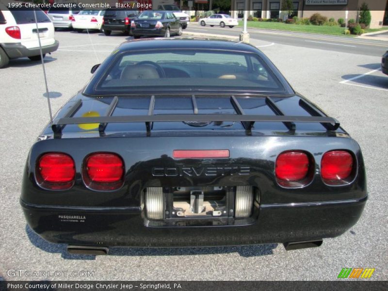 Black / Beige 1995 Chevrolet Corvette Convertible