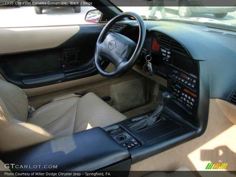 Black / Beige 1995 Chevrolet Corvette Convertible