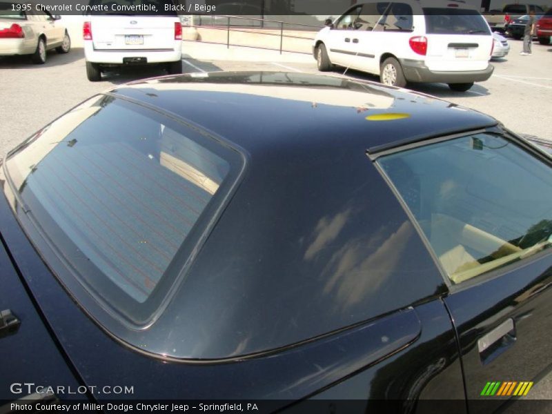 Black / Beige 1995 Chevrolet Corvette Convertible