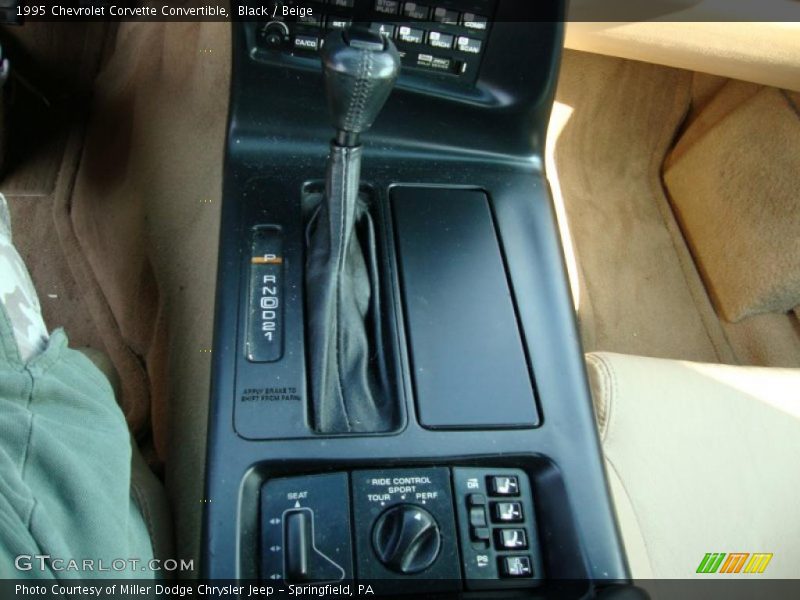 Black / Beige 1995 Chevrolet Corvette Convertible