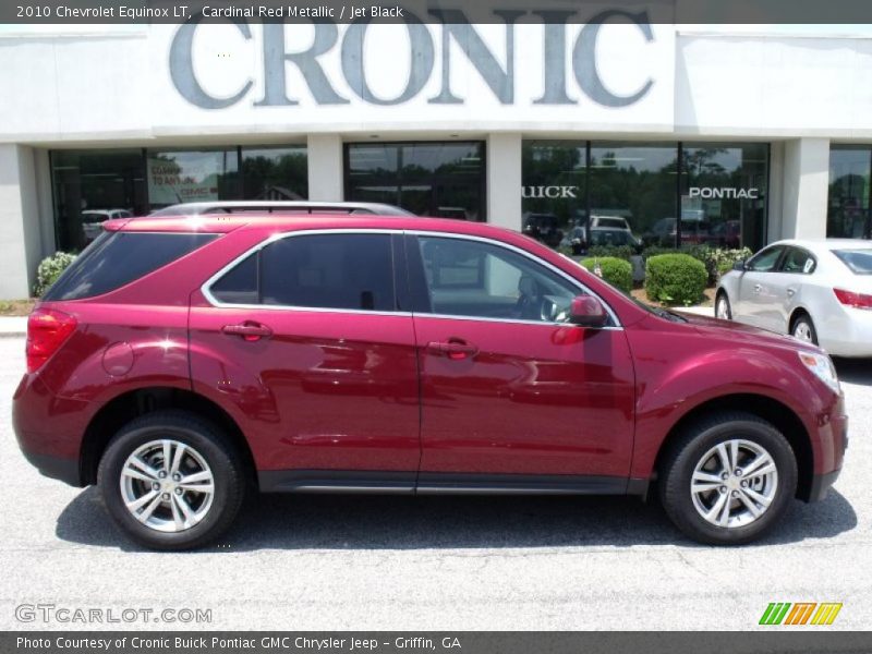 Cardinal Red Metallic / Jet Black 2010 Chevrolet Equinox LT