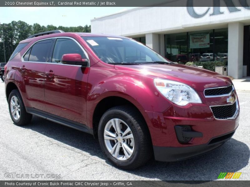 Cardinal Red Metallic / Jet Black 2010 Chevrolet Equinox LT