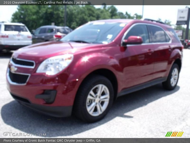 Cardinal Red Metallic / Jet Black 2010 Chevrolet Equinox LT