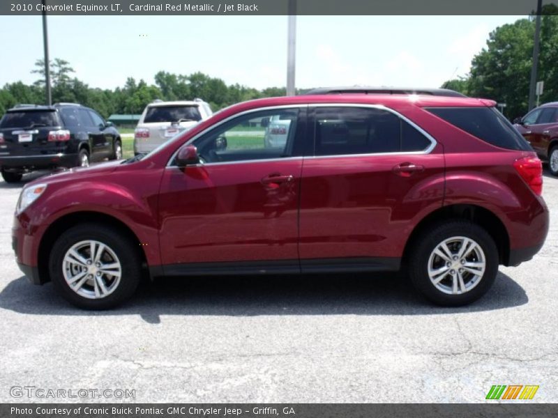 Cardinal Red Metallic / Jet Black 2010 Chevrolet Equinox LT