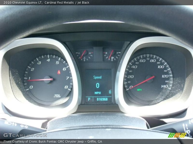 Cardinal Red Metallic / Jet Black 2010 Chevrolet Equinox LT