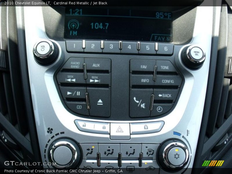 Cardinal Red Metallic / Jet Black 2010 Chevrolet Equinox LT