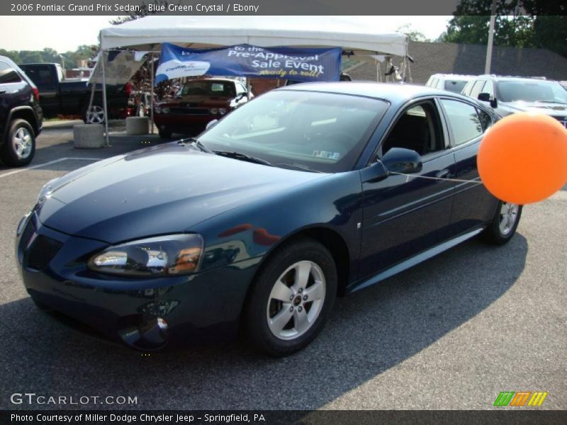 Blue Green Crystal / Ebony 2006 Pontiac Grand Prix Sedan