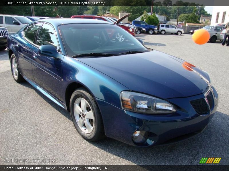 Blue Green Crystal / Ebony 2006 Pontiac Grand Prix Sedan