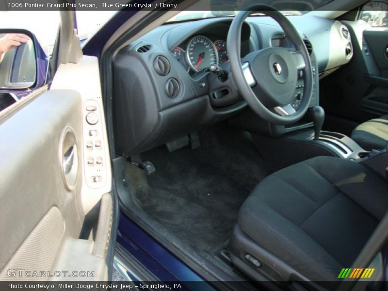 Blue Green Crystal / Ebony 2006 Pontiac Grand Prix Sedan