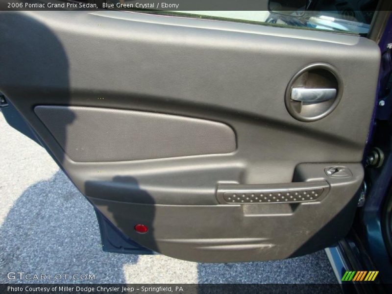 Blue Green Crystal / Ebony 2006 Pontiac Grand Prix Sedan