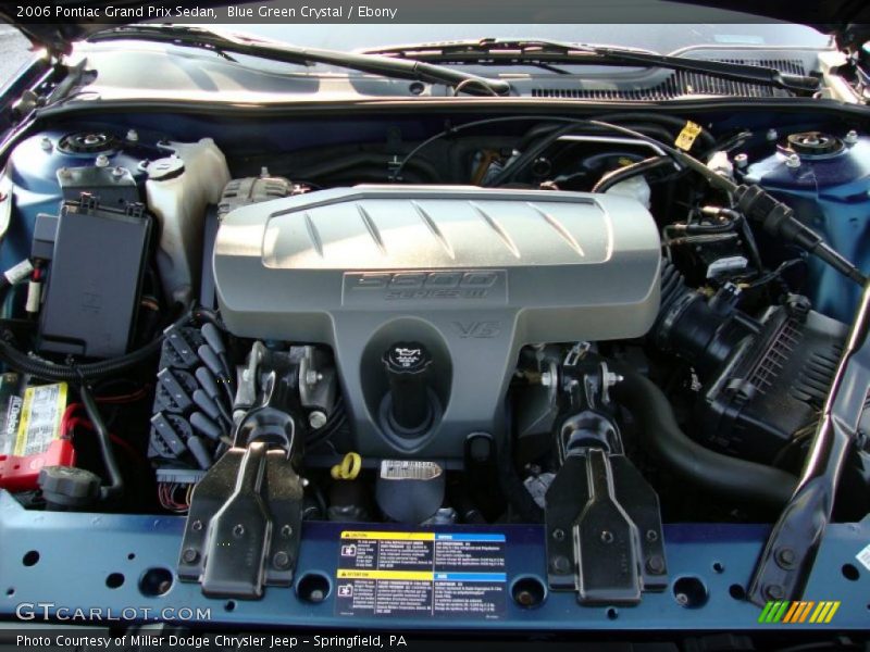 Blue Green Crystal / Ebony 2006 Pontiac Grand Prix Sedan