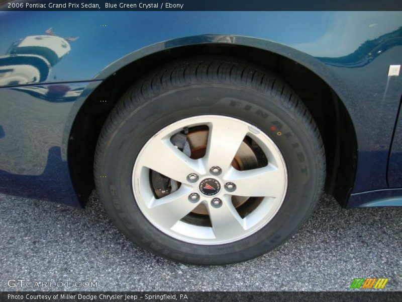 Blue Green Crystal / Ebony 2006 Pontiac Grand Prix Sedan