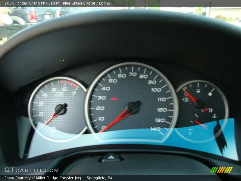 Blue Green Crystal / Ebony 2006 Pontiac Grand Prix Sedan