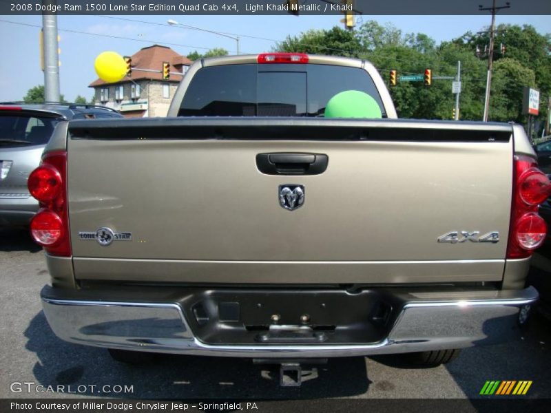 Light Khaki Metallic / Khaki 2008 Dodge Ram 1500 Lone Star Edition Quad Cab 4x4