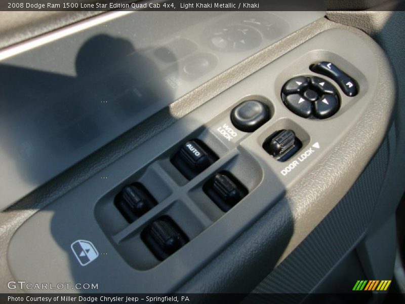 Light Khaki Metallic / Khaki 2008 Dodge Ram 1500 Lone Star Edition Quad Cab 4x4