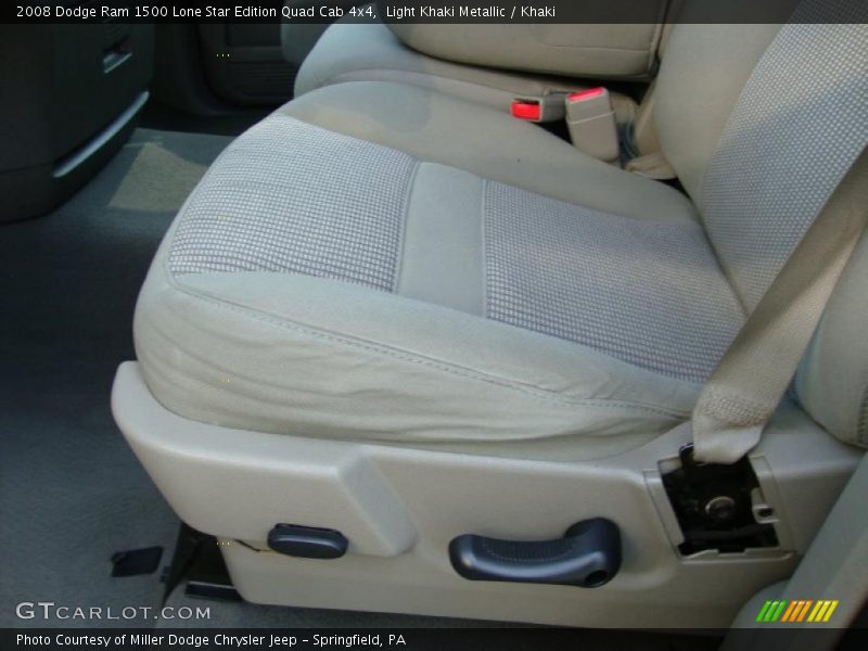Light Khaki Metallic / Khaki 2008 Dodge Ram 1500 Lone Star Edition Quad Cab 4x4