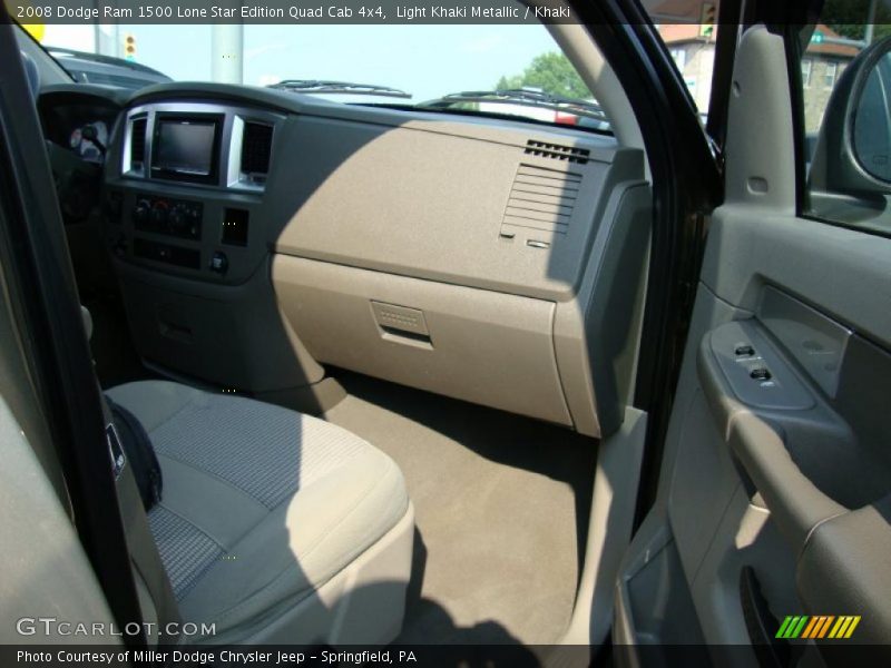 Light Khaki Metallic / Khaki 2008 Dodge Ram 1500 Lone Star Edition Quad Cab 4x4