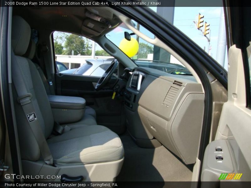 Light Khaki Metallic / Khaki 2008 Dodge Ram 1500 Lone Star Edition Quad Cab 4x4