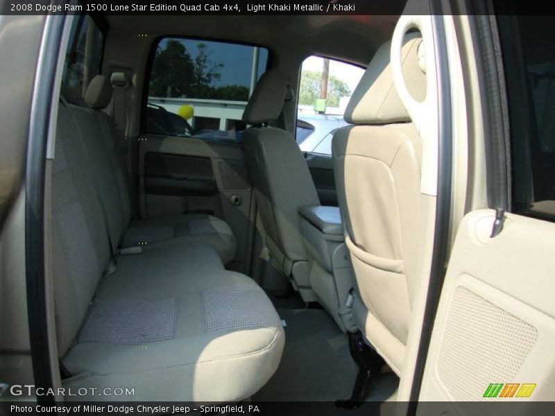 Light Khaki Metallic / Khaki 2008 Dodge Ram 1500 Lone Star Edition Quad Cab 4x4