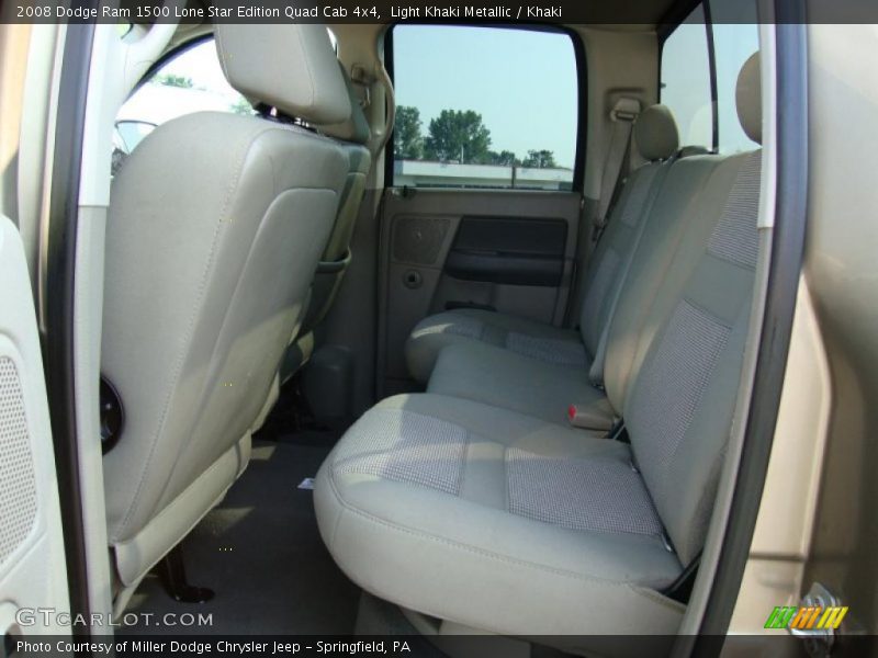 Light Khaki Metallic / Khaki 2008 Dodge Ram 1500 Lone Star Edition Quad Cab 4x4