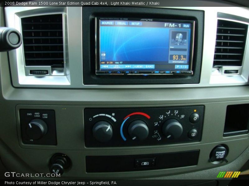 Light Khaki Metallic / Khaki 2008 Dodge Ram 1500 Lone Star Edition Quad Cab 4x4