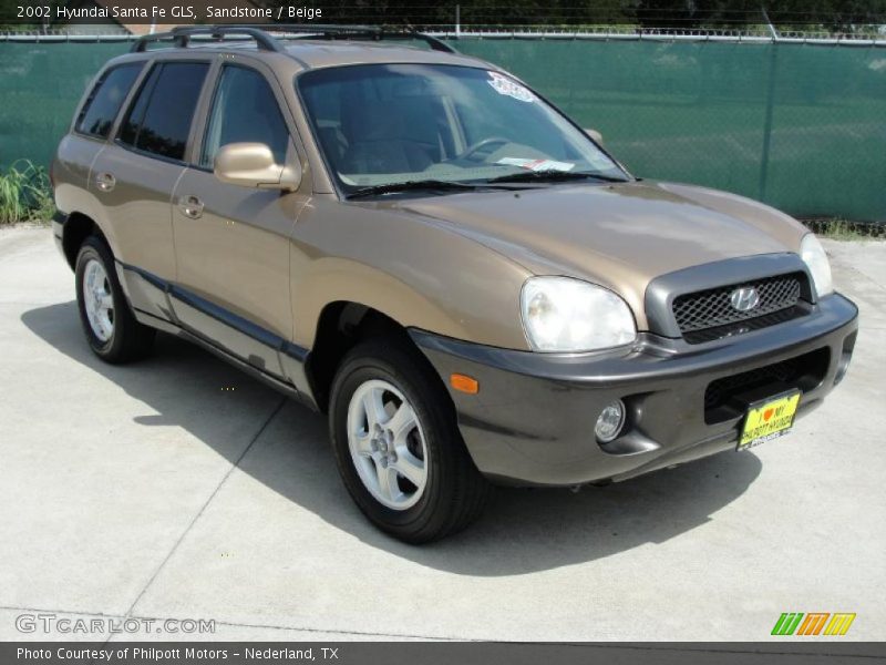 Sandstone / Beige 2002 Hyundai Santa Fe GLS