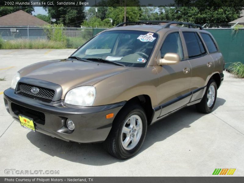 Sandstone / Beige 2002 Hyundai Santa Fe GLS